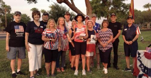 Our Corte Bella Vets Volunteer Team that made the event a success.